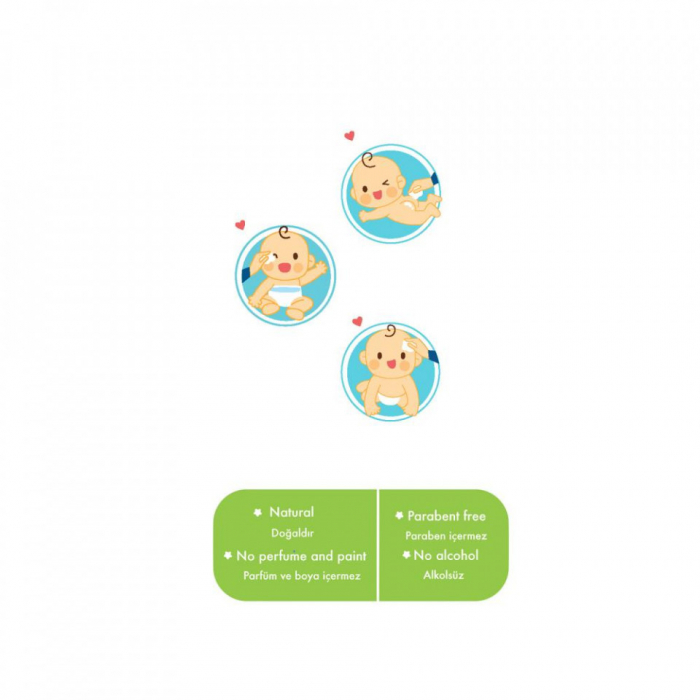 Dischete din bumbac 60 buc babyjem cleaning pad - imagine produs HeiBebe.ro [2]