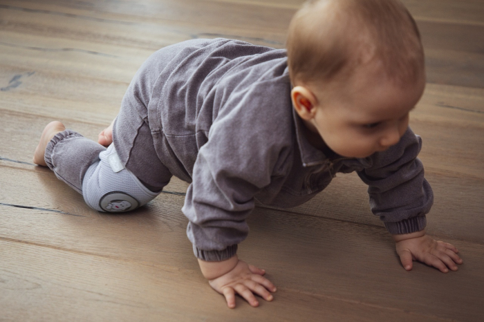 Genunchiere de protectie pentru bebelusi babyjem, gri - imagine produs HeiBebe.ro [6]