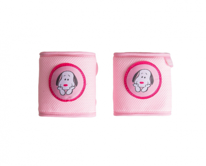 Genunchiere de protectie pentru bebelusi babyjem, roz - imagine produs HeiBebe.ro [2]