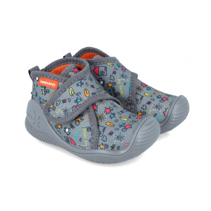 Incaltaminte de interior biomecanics zapatilla my family, gri) - imagine produs HeiBebe.ro [1]