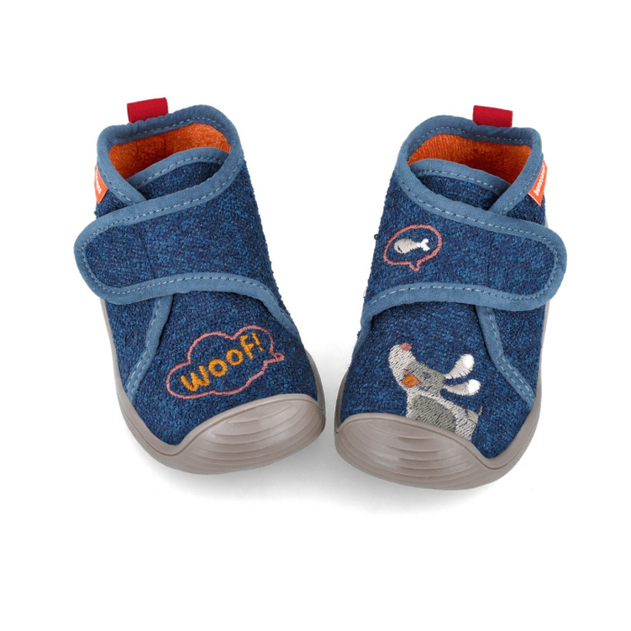 Incaltaminte de interior biomecanics zapatilla woolf, azul) - imagine produs HeiBebe.ro [7]
