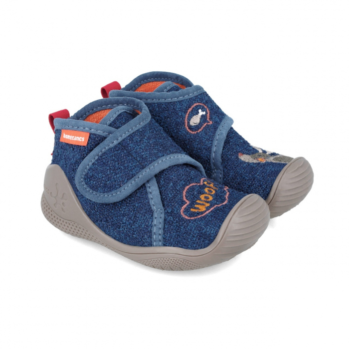 Incaltaminte de interior biomecanics zapatilla woolf, azul) - imagine produs HeiBebe.ro [1]