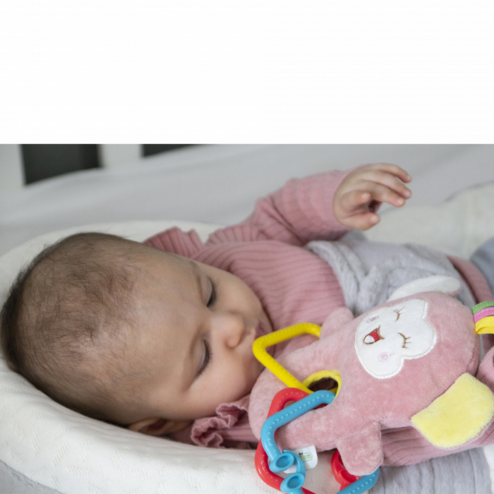 Jucarie din plus pentru bebelusi cu inele dentitie funny monkey babyjem - imagine produs HeiBebe.ro [9]