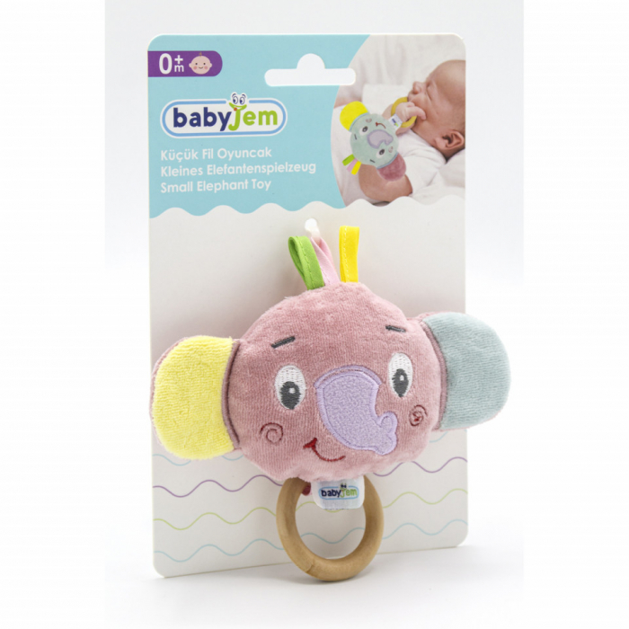 Jucarie pentru bebelusi babyjem elephant toy - imagine produs HeiBebe.ro [5]