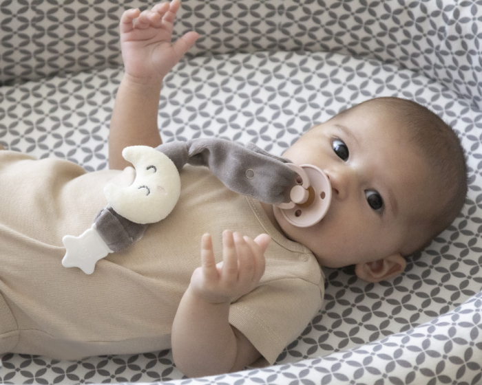 Lant pentru suzeta din material textil cu steluta babyjem - imagine produs HeiBebe.ro [3]