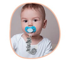 Lant pentru suzeta din muselina cu steluta babyjem - imagine produs HeiBebe.ro [2]