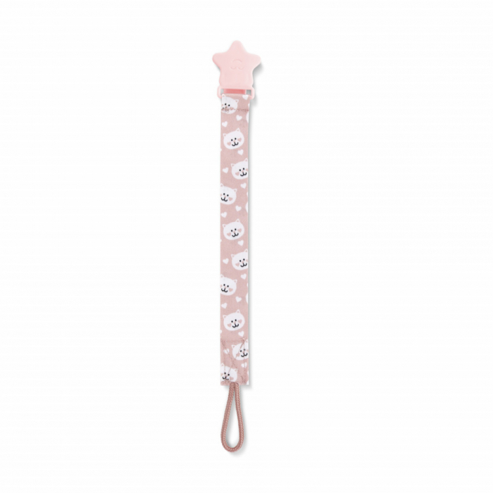 Lantisor pentru suzeta din material textil babyjem bear - imagine produs HeiBebe.ro [8]