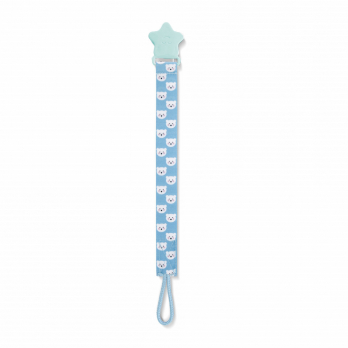 Lantisor pentru suzeta din material textil babyjem bear - imagine produs HeiBebe.ro [5]