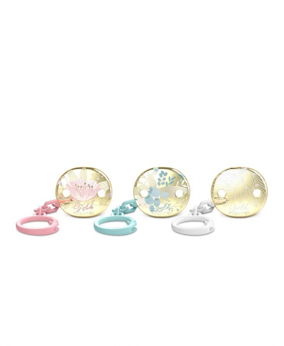 Lantisor pentru suzeta roz gold premium - imagine produs HeiBebe.ro [2]