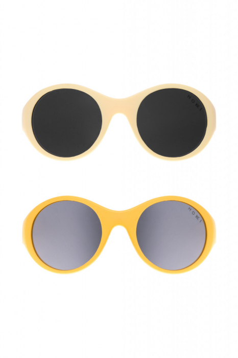 Ochelari de soare pentru copii mokki click & change, protectie uv, galben, 0-2 ani, set 2 perechi - imagine produs HeiBebe.ro [5]