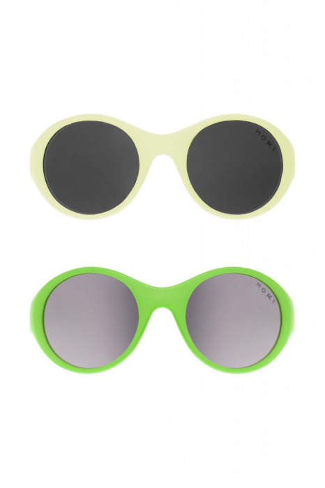 Ochelari de soare pentru copii mokki click & change, protectie uv, verde, 0-2 ani, set 2 perechi - imagine produs HeiBebe.ro [5]