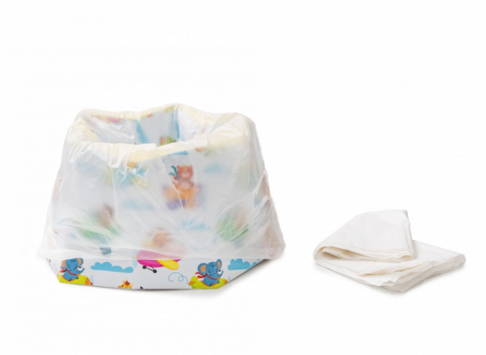 Olita pliabila/portabila pentru calatorie babyjem carton travel potty - imagine produs HeiBebe.ro [2]