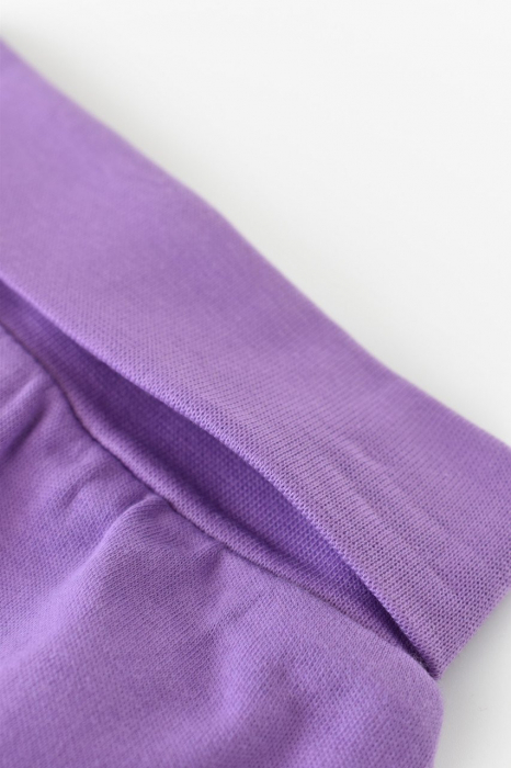 Pantaloni bebe unisex din bumbac organic mov babycosy - imagine produs HeiBebe.ro [3]
