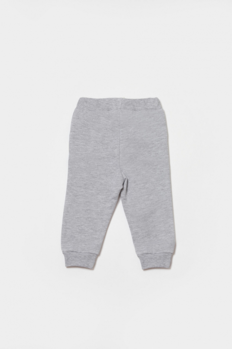 Pantaloni lungi, two thread, 100%bumbac organic - gri, babycosy - imagine produs HeiBebe.ro [2]