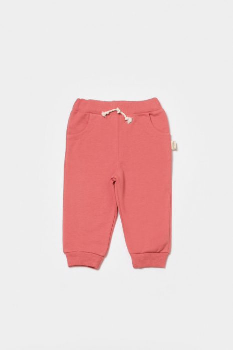 Pantaloni lungi, two thread, 100%bumbac organic - rose, babycosy - imagine produs HeiBebe.ro [2]