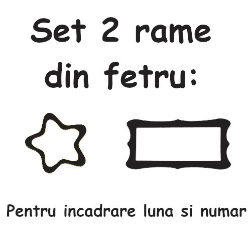 Paturica milestone plusata pentru fotografii memorabile curcubeu model a - imagine produs HeiBebe.ro [2]