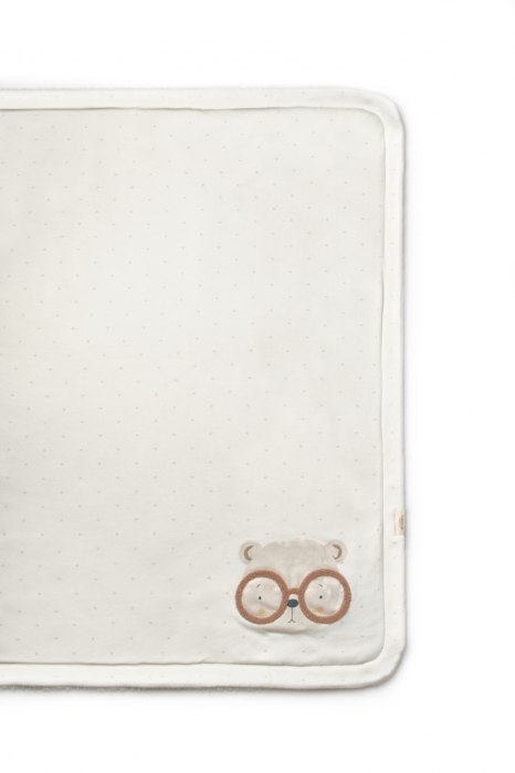Paturica pentru nou nascut, 100% bumbac organic, teddybear, babycosy - imagine produs HeiBebe.ro [2]