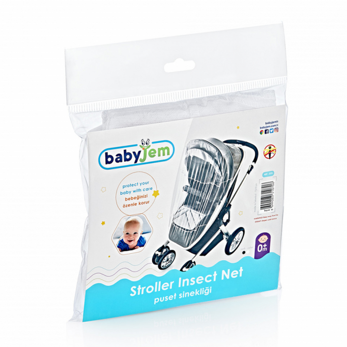 Plasa universala impotriva insectelor pentru carucior, babyjem - imagine produs HeiBebe.ro [1]
