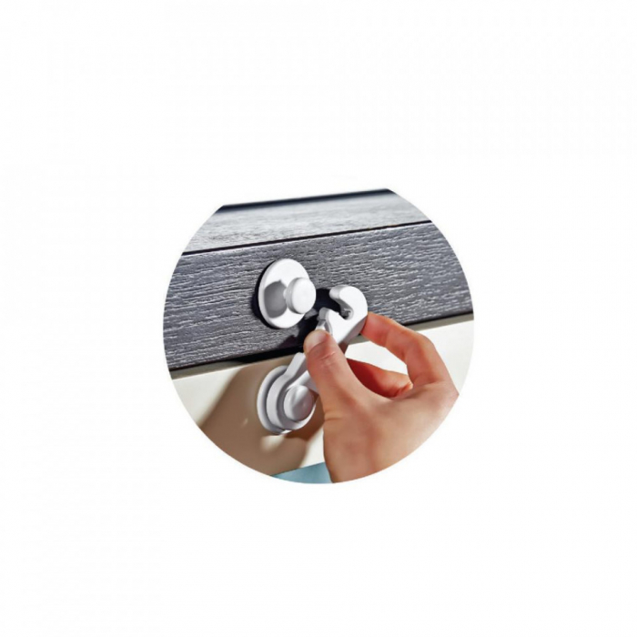 Protectie pentru dulapuri si sertare babyjem white - imagine produs HeiBebe.ro [4]