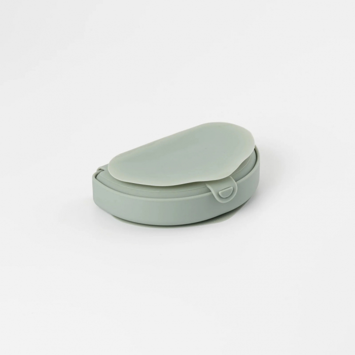 Recipient diversificare hrana bebelusi miniware silifold, 100% din silicon alimentar, sage - imagine produs HeiBebe.ro [4]