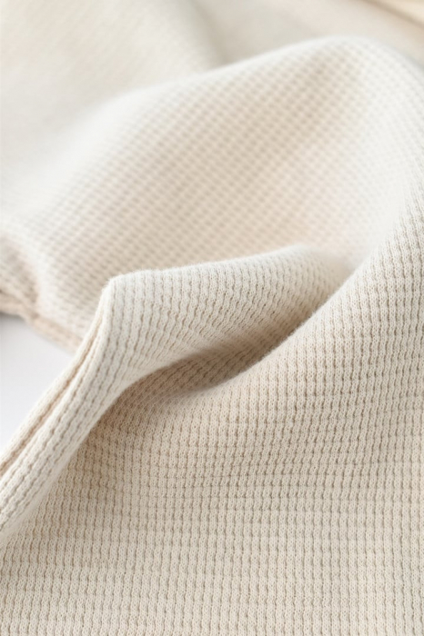 Salopeta cu pantaloni scurti - 100% bumbac organic - stone, babycosy - imagine produs HeiBebe.ro [9]