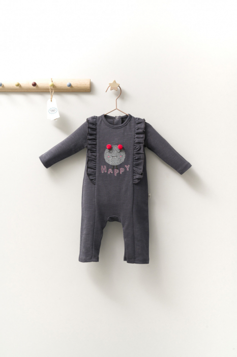 Salopeta cu volanase pentru bebelusi monster, tongs baby - imagine produs HeiBebe.ro [2]