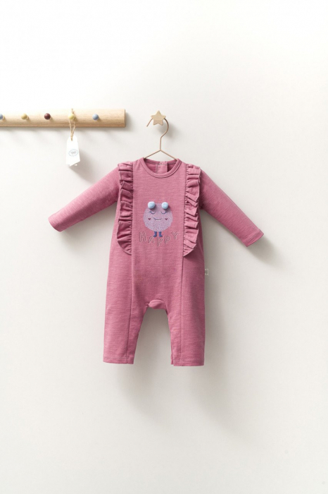 Salopeta cu volanase pentru bebelusi monster, tongs baby - imagine produs HeiBebe.ro [1]