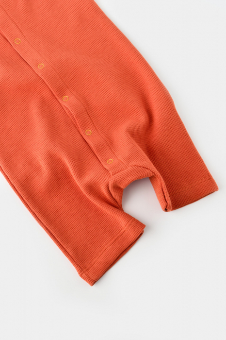 Salopeta fara maneci si pantaloni scurti - 100% bumbac organic - scortisoara, babycosy - imagine produs HeiBebe.ro [3]