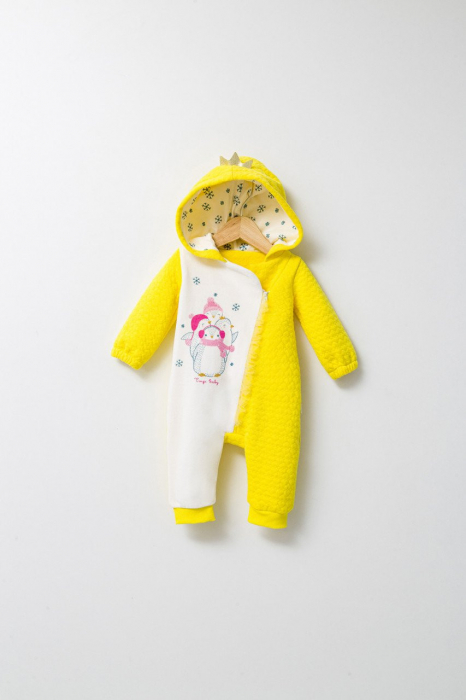 Salopeta pentru bebelusi de iarna pinguins, tongs baby - imagine produs HeiBebe.ro [1]