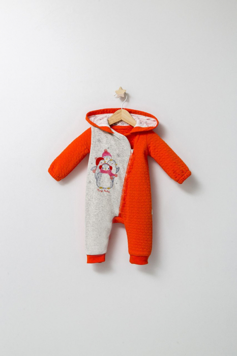 Salopeta pentru bebelusi de iarna pinguins, tongs baby - imagine produs HeiBebe.ro [4]