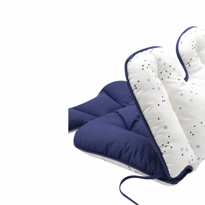 Saltea cu doua fete pentru carucior si scaun de masa dots babyjem - imagine produs HeiBebe.ro [3]