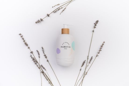 Sampon si gel de dus hipoalergenic 2 in 1 pentru bebelusi si copii agnotis 400 ml - imagine produs HeiBebe.ro [8]
