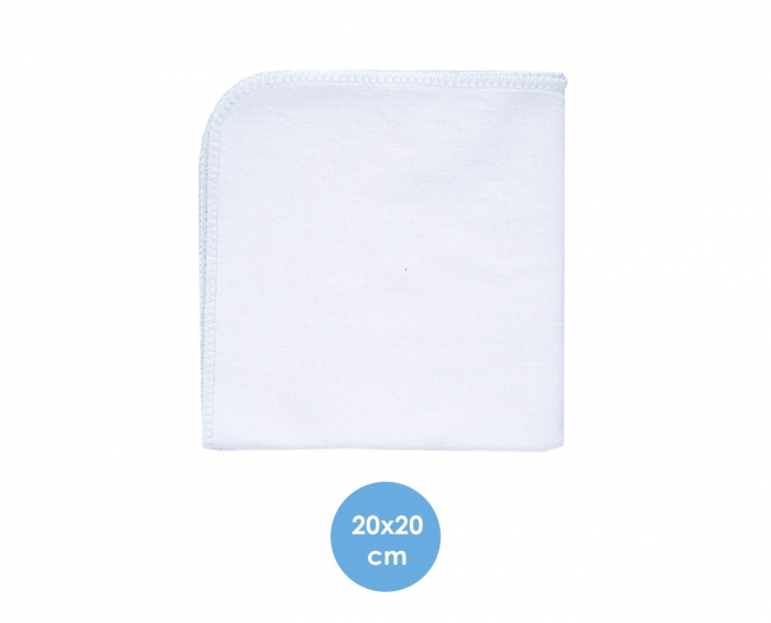 Set 10 batistute babyjem din bumbac pentru copii 20x20 cm - imagine produs HeiBebe.ro [4]