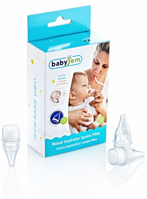 Set 10 rezerve pentru aspirator nazal babyjem - imagine produs HeiBebe.ro [1]