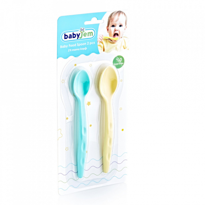 Set 2 lingurite pentru copii babyjem - imagine produs HeiBebe.ro [2]