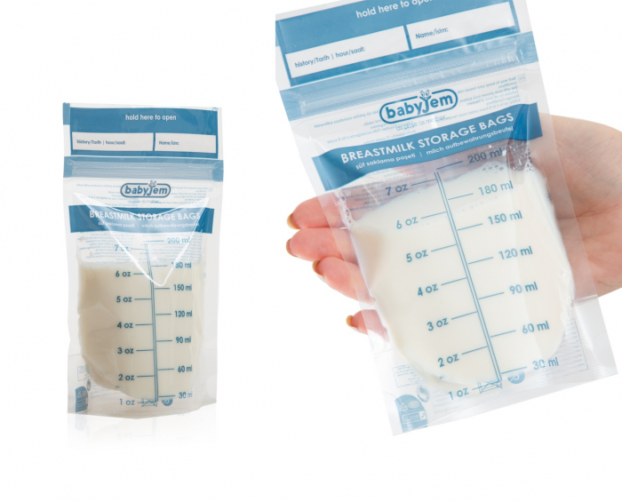 Set 25 pungi pentru stocarea laptelui matern babyjem - imagine produs HeiBebe.ro [3]