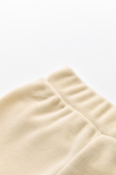 Set 3 piese broscuta cu body, pantalonasi si vestuta din 80%bumbac organic si 20% poliester - crem, babycosy - imagine produs HeiBebe.ro [8]