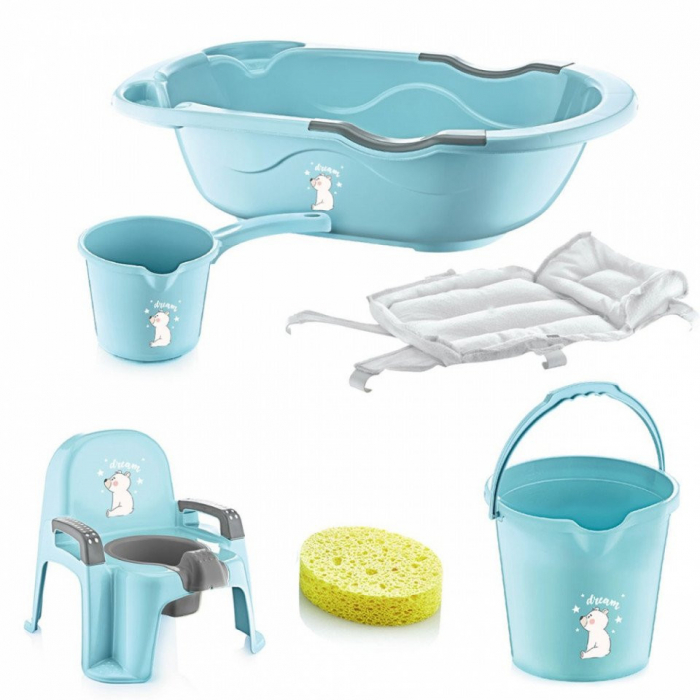 Set cadita de baie cu 6 piese babyjem bebe lux - imagine produs HeiBebe.ro [10]