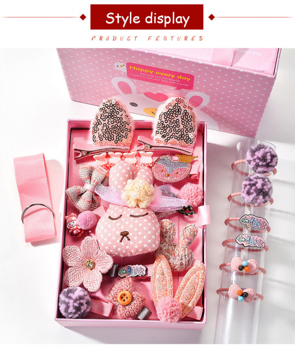 Set de 24 de accesorii pentru par - imagine produs HeiBebe.ro [10]