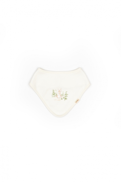 Set de 3 bavete pentru nou nascut, 100% bumbac organic, rabbit, babycosy - imagine produs HeiBebe.ro [5]