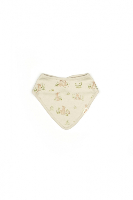 Set de 3 bavete pentru nou nascut, 100% bumbac organic, rabbit, babycosy - imagine produs HeiBebe.ro [3]