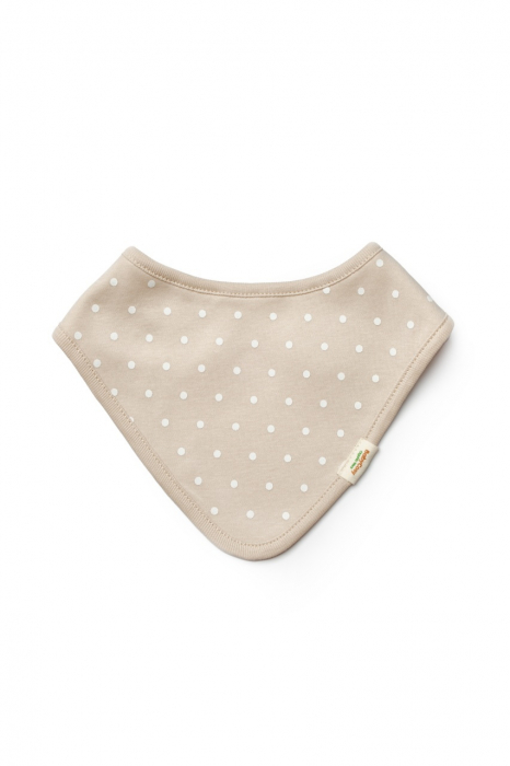 Set de 3 bavete pentru nou nascut, 100% bumbac organic, teddybear, babycosy - imagine produs HeiBebe.ro [3]