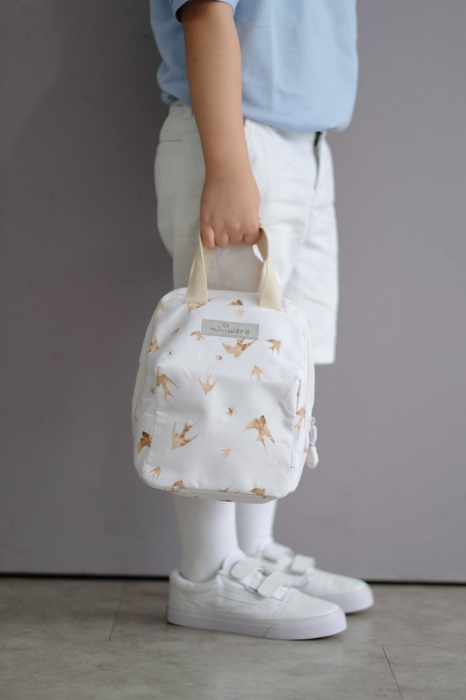 Set geanta termoizolanta mealtote cu cutie grow bento, miniware ready go! bento, 4 piese, golden swallow - imagine produs HeiBebe.ro [3]