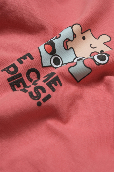 Set hanorac si pantaloni, two thread, 100%bumbac organic - rose, babycosy - imagine produs HeiBebe.ro [6]