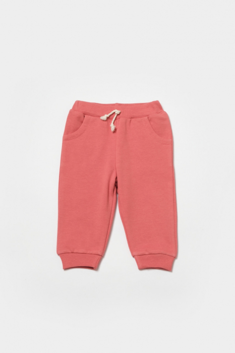 Set hanorac si pantaloni, two thread, 100%bumbac organic - rose, babycosy - imagine produs HeiBebe.ro [7]