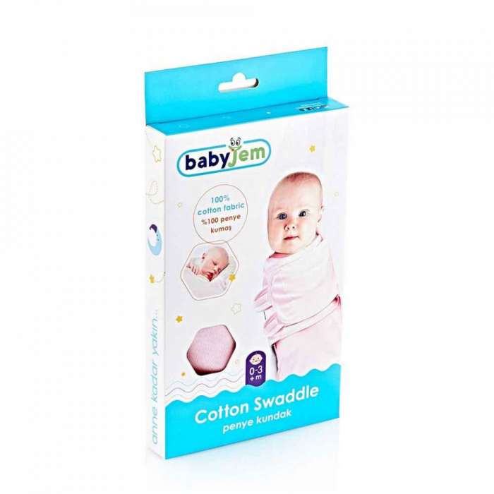 Sistem de infasare din bumbac 0-3 luni babyjem swaddle - imagine produs HeiBebe.ro [2]