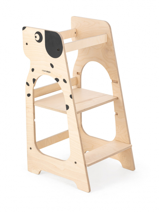 Turn de invatare mamatoyz learning tower din lemn, catelus - imagine produs HeiBebe.ro [1]
