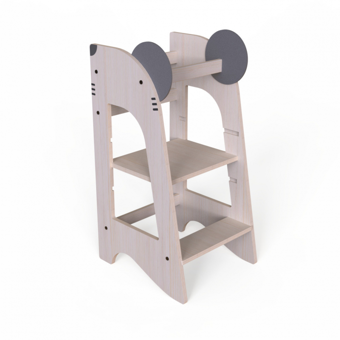 Turn de invatare mamatoyz learning tower din lemn, soricel - imagine produs HeiBebe.ro [2]