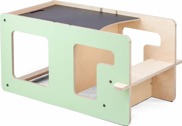 Turn de invatare multifunctional kule flip, mint, mamatoyz - imagine produs HeiBebe.ro [7]