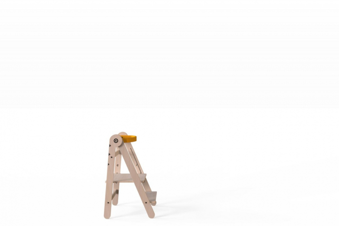 Turn de invatare pliabil mamatoyz learning tower din lemn, galben - imagine produs HeiBebe.ro [12]